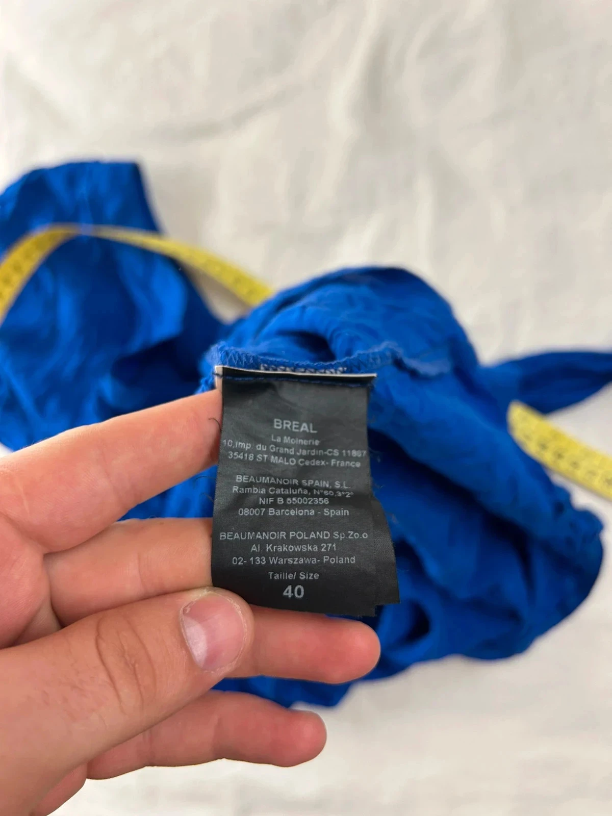 Sudadera azul marino Bréal talla 40 – photo 11